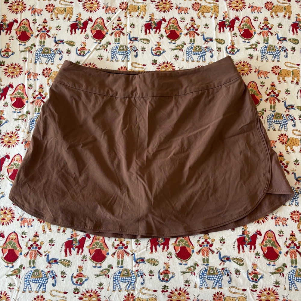 Outdoor Voices Brown Tennis Skirt